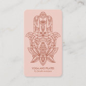 Hamsa | Rust Wellness Wellness-Center Massage Yoga Visitenkarte (Vorderseite)