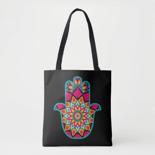HAMSA schützende Glück-Amulett-Taschen-Tasche Tasche (Vorderseite)