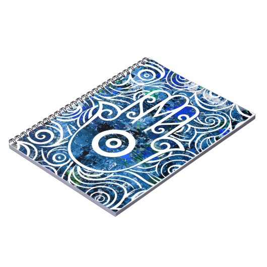 Hamsa Swirls Notizblock (Linke Seite)
