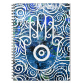 Hamsa Swirls Notizblock (Vorderseite)
