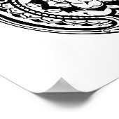 Hamsa-Symbol 2 Inspiriert Poster (Ecke)