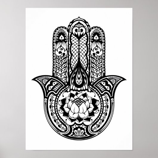 Hamsa-Symbol 2 Inspiriert Poster (Vorne)