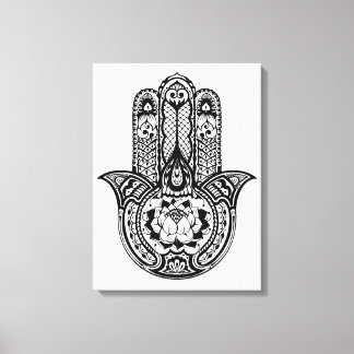 Hamsa-Symbol 6 Inspiriert Leinwanddruck