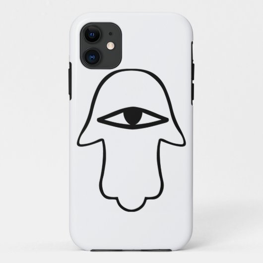 Hamsa-Symbol Case-Mate iPhone Hülle (Rückseite)
