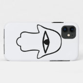 Hamsa-Symbol Case-Mate iPhone Hülle (Rückseite (Horizontal))