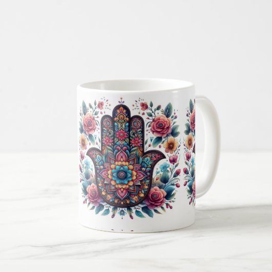 Hamsa Tasse (VorderseiteRechts)
