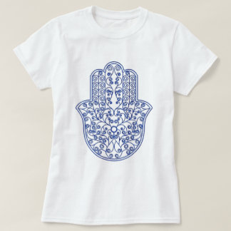 hamsa*tunis*morocco*henna*blau T-Shirt