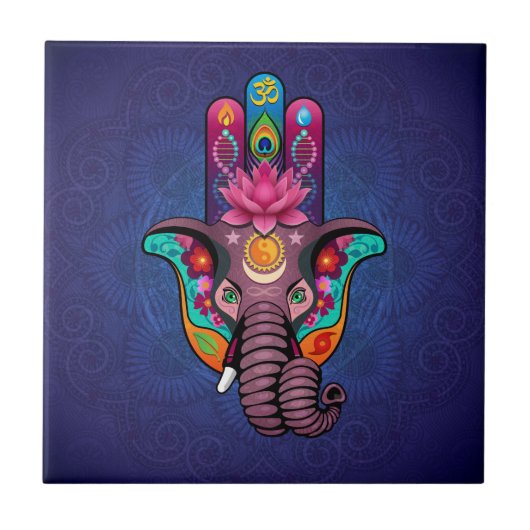 Hamsanesh Fliese (Vorderseite)