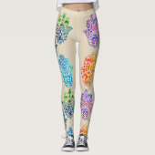 Hamsas Muster Leggings (Vorderseite)