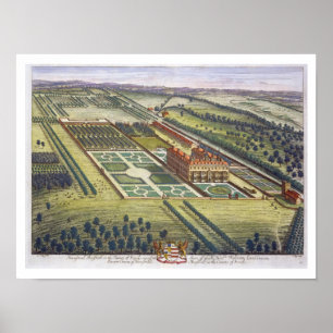 Hamstead Marshall im Landkreis von Berkshire engra Poster
