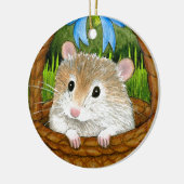 Hamster 14 keramikornament (Links)