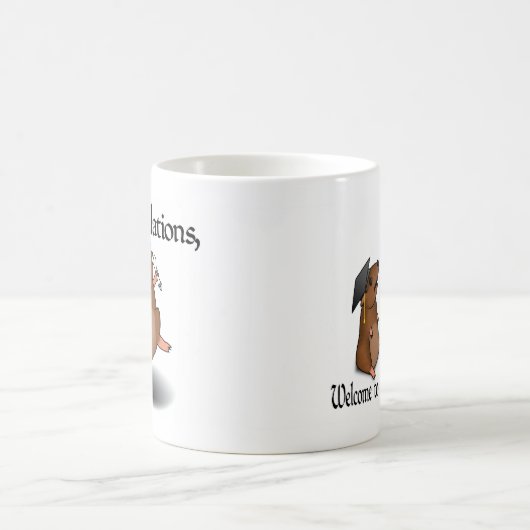 Hamster-Absolvent Kaffeetasse (Mittel)