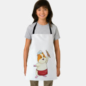 Hamster als Baker mit rollendem Button Schürze (Insitu)