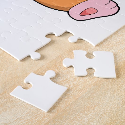 Hamster als Basketballspieler mit Basketball Puzzle (Seite)