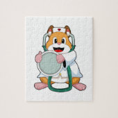 Hamster als Doktor mit Stethoscope.PNG Puzzle (Vertikal)