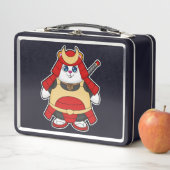 Hamster als Krieger mit Rüstung Metall Brotdose (Beispiel)