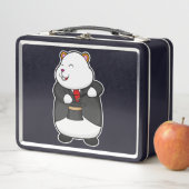 Hamster als Magier mit Zauberstab-Hut Metall Brotdose (Beispiel)