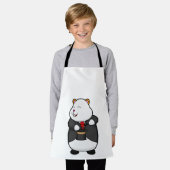 Hamster als Magier mit Zauberstab & Hut Schürze (Getragen)