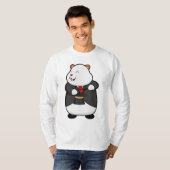 Hamster als Magier mit Zauberstab & Hut T-Shirt (Vorne ganz)