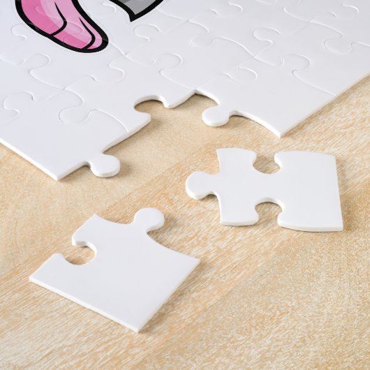 Hamster als Scientist mit Prüfröhre Puzzle (Seite)