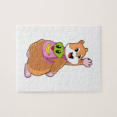 Hamster als Student mit Backpack.PNG Puzzle (Horizontal)