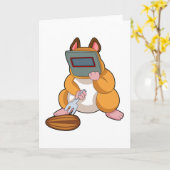 Hamster als Welder.PNG Karte (Gelbe Blume)