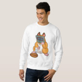 Hamster als Welder.PNG Sweatshirt (Vorne ganz)