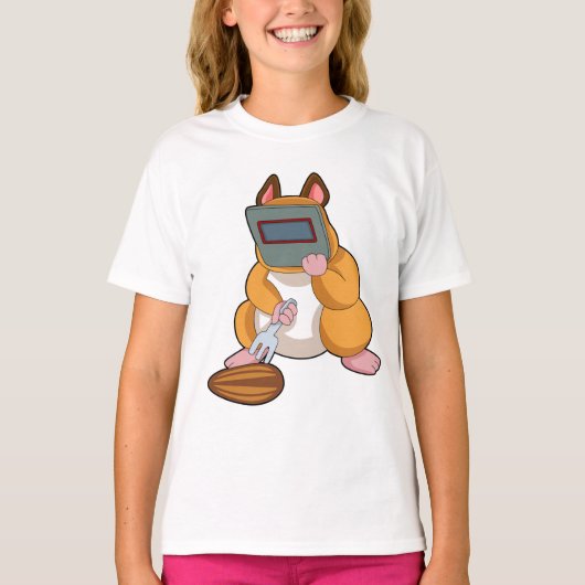 Hamster als Welder.PNG T-Shirt (Vorderseite)