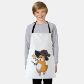 Hamster als Zauberer mit Zauberstab Schürze (Getragen)