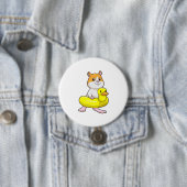 Hamster am Strand mit Duck als Swim-Ring Button (Beispiel)