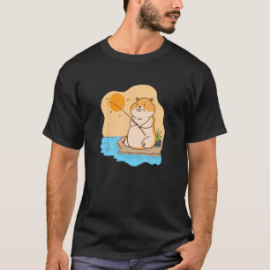 Hamster Angeln Nagetier süß Haustier T-Shirt