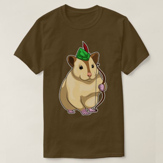 Hamster Archer Bow 1 T-Shirt (Design vorne)