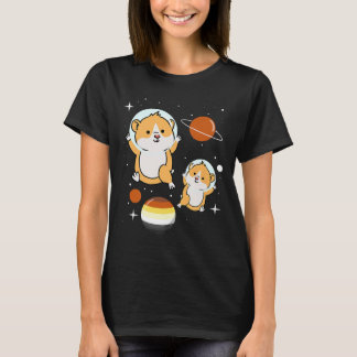 Hamster Astronaut Gay Bear Pride T-Shirt