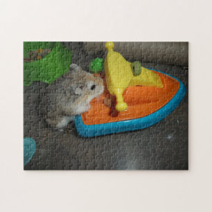 Hamster auf einem Jet-Ski Puzzle
