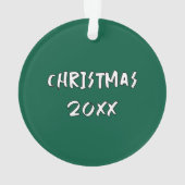 Hamster auf Lotus Bud Blume Ornament (Rückseite)