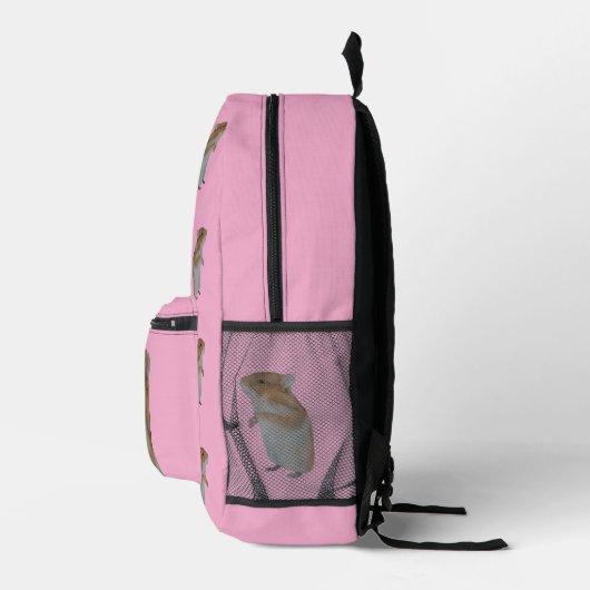 Hamster-Backpacker Bedruckter Rucksack (Rechts)