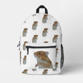 Hamster-Backpacker Bedruckter Rucksack (Vorderseite)