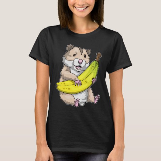 Hamster Banana T-Shirt (Vorderseite)