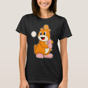Hamster Baseball Baseball T-Shirt