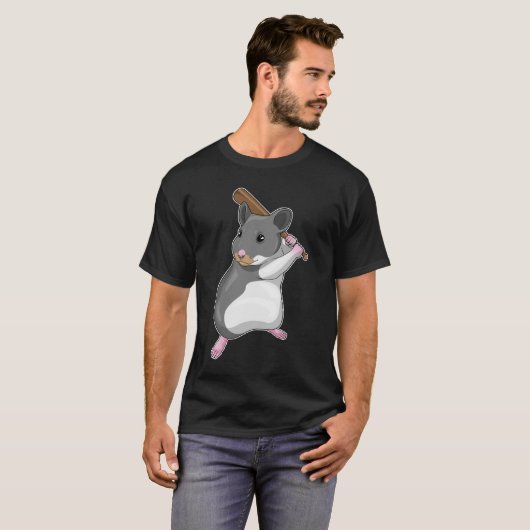 Hamster Baseball T-Shirt (Vorne ganz)