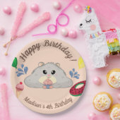 Hamster Bday Pool Party Pappteller (Party)