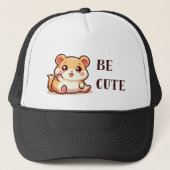 Hamster - Be Cute Truckerkappe (Vorderseite)
