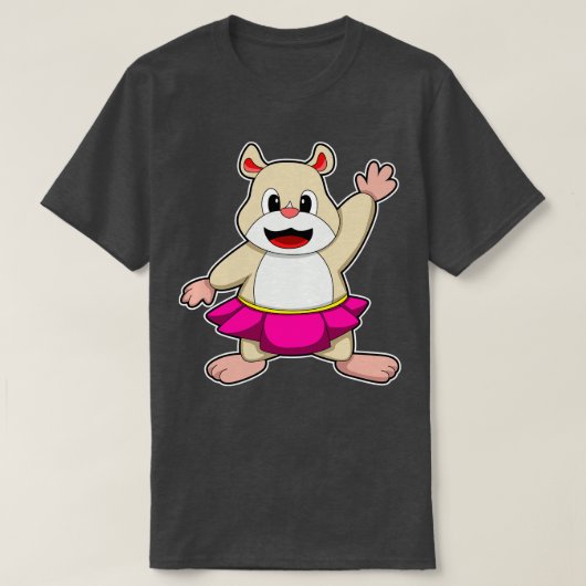 Hamster beim Tanz mit dem Rock T-Shirt (Design vorne)