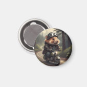 Hamster Biker Magnet (Vorderseite/Rückseite)