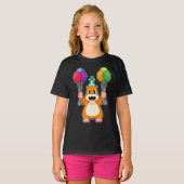 Hamster Birthday Balloons T-Shirt (Vorne ganz)