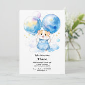 Hamster Birthday Einladung (Stehend Vorderseite)