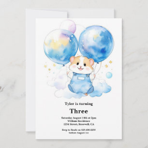 Hamster Birthday Einladung