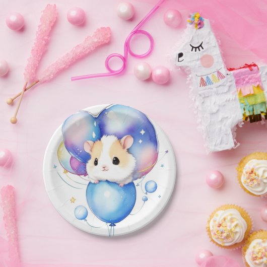Hamster Birthday Pappteller (Party)
