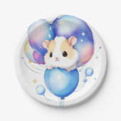 Hamster Birthday Pappteller (Vorderseite)