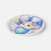 Hamster Birthday Pappteller (Schrägansicht)